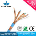 Yellow color cca ccs cu cat 7 lan cable